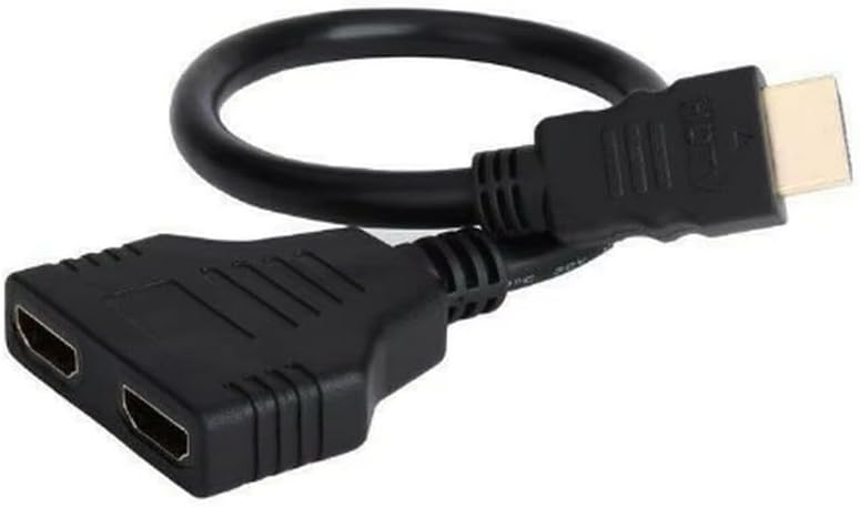Alternative view of HDMI Splitter Adaptör Kablosu, Erkek-Hdmi Dişi X 2 Adaptör 30 Cm Kablo Çoklayıcı Splitter, Aynı Anda İki Aynı TV'yi Destekler 1080P