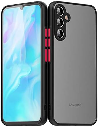 Ehr. Galaxy A15 Uyumlu Kamera Korumalı Arkası Mat Lüx Silikon Kılıf (Siyah, Galaxy A15) - Görsel 2