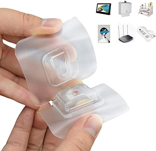 20 Sets Sihirli Kanca çIft Taraflı çOk AmaçLı Kancalar Kendinden YapışKanlı şEffaf Su GeçIrmez Ve Yağ GeçIrmez. Mutfak Banyo Oturma Odası IçIn Delme Yok çıKarıLabilir Max 10kg