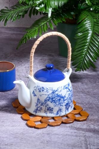 Bambu 18 Cm Kare Nihale Çaydanlık Altlığı Tencere Altlığı