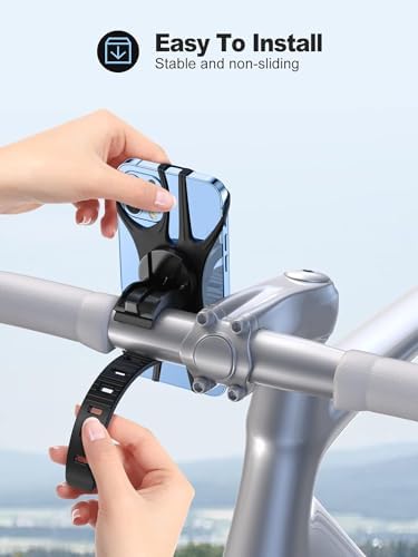 Alternative view of Bisiklet İçin Silikon Telefon Tutucu, 360 Derece Dönebilen, Tüm Telefonlarla Uyumlu, Güvenli ve Esnek Tutuş, Dayanıklı Açık Hava Aksesuarı