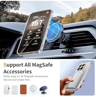 - Xiaomi Mi 15T Pro ile uyumlu Kılıf Kamera Korumalı MagSafe ile uyumlu Şarj Özellikli Şeffaf Silikon Kapak - London - Şeffaf - Görsel 3