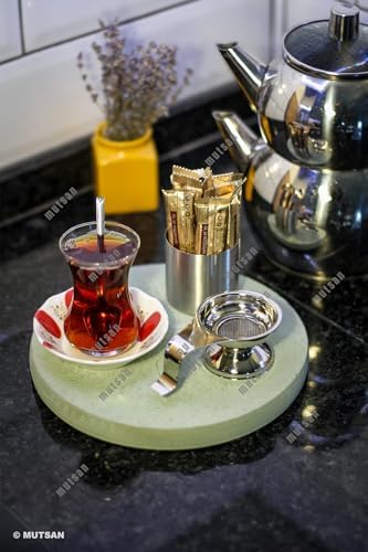Alternative view of Paslanmaz Çelik Altlıklı Çay Süzgeci - 304 Kalite Paslanmaz Çelik
