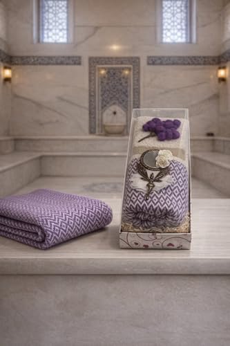 El yapımı Keçe Sabun – Tasarımlı Doğal Sabun | Dekoratif & Kese Özellikli | Romantik Hediyelik Felt Soap (mor)