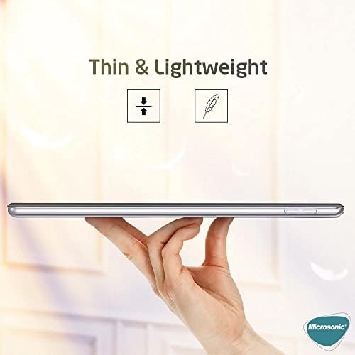 Xiaomi Redmi Pad SE için Kılıf Slim Translucent Back Smart Cover Mor [Redmi Pad SE ile Uyumlu Kılıf - Mor]