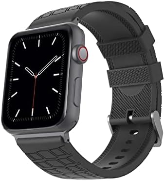 Apple Watch Uyumlu Silikon Kayış 38-40-41-42mm Yumuşak Terletmeyen Spor Günlük Kullanım Apple Watch Band - Görsel 3