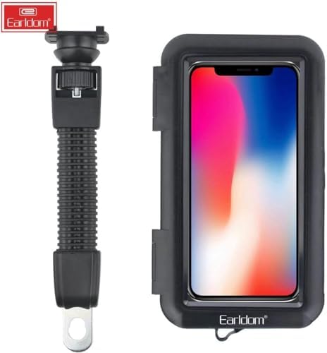 Eh-139 Motosiklet Telefon Tutucu Ayna Tipi Su Geçirmez Dokunmatik Dikiz Aynası 4,7-7 inç Bisiklet Motor - Görsel 3
