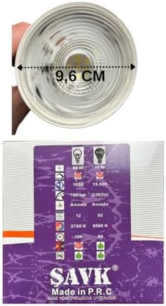 Şavk 11W 6500K Beyaz Işık Par30 E27 Led Spot Ampul