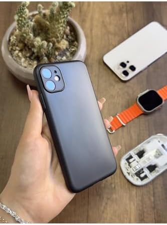 Alternative view of Süper İnce Mat Ultra Thin Silikon Kılıf Siyah iPhone 11 ile uyumlu