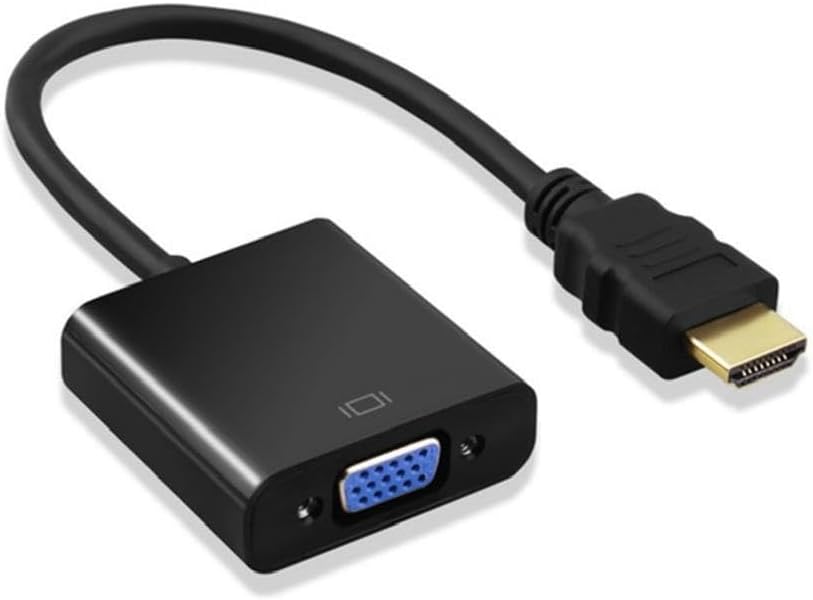 HDMI To VGA Kablosu Çevirici Dönüştürücü Adaptör HDMI VGA Monitör Kablosu 4487 - Görsel 3