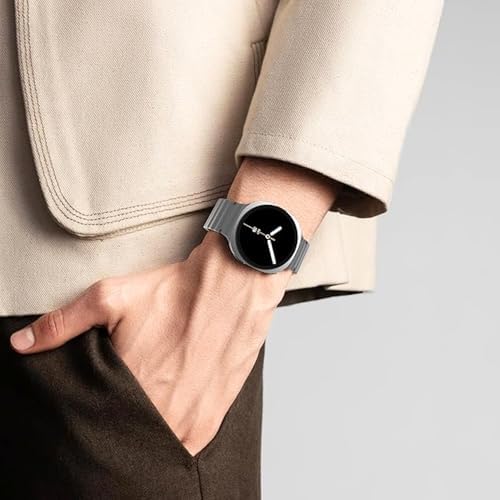 Alternative view of Galaxy Watch 8 / Watch 8 Classic (40mm/44mm/46mm) Uyumlu Premium Dalgalı Yumuşak Silikon Spor Kordon - Nefes Alabilen, Konforlu, Suya Dayanıklı, Terletmeyen Kayış