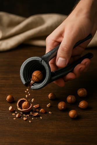 Döküm Ceviz ve Fındık Kıracağı – Ergonomik Saplı, Kaymaz Yüzeyli, Dayanıklı Dökümalüminyum, Fındık Badem Kıracağı – Güçlü Yay Sistemi ile Kolay Kırma - Görsel 2