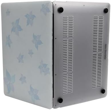 Alternative view of Macbook Air Kılıf 13 inç Flower05NL Eski USB Girişli Model 2010-2017 A1369 A1466 ile Uyumlu Açık Mavi