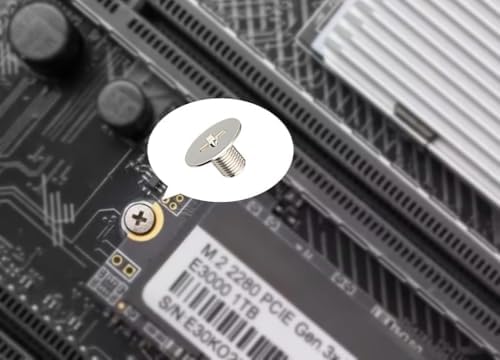 2 Adet M2 Vida, Metrik Yıldız Uçlu, NVMe M.2 SSD Montajı için + Tornavida + ASUS Anakart Sabitleme Klipsi - Görsel 3