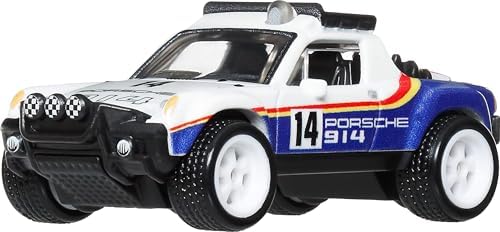 Porsche 914 Safari, 1:64 ölçekli birinci sınıf oyuncak araba, Real Riders ve gövde lastikleri ve metal ve metal şasi, JKF22 - Görsel 2