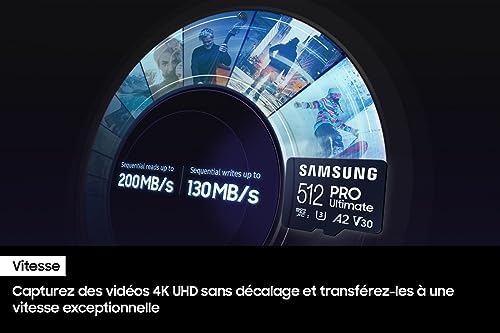 Alternative view of PRO Plus 128GB microSDXC UHS-I Bellek Kartı MB-MY128SA/WW, U3, V30, A2 Hız Sınıfı, 180 MB/sn Okuma, 130 MB/sn Yazma