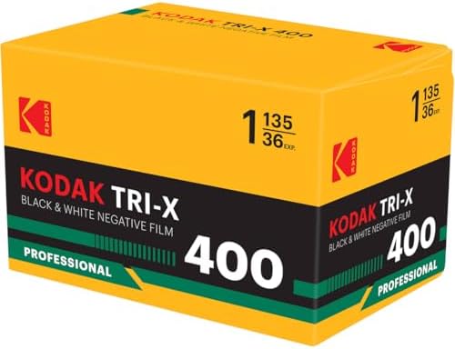 Profesyonel Tri-X 400 Siyah Beyaz 135 Negatif Rulo Film, 36 Pozlama, Retro Ambalaj - Görsel 3