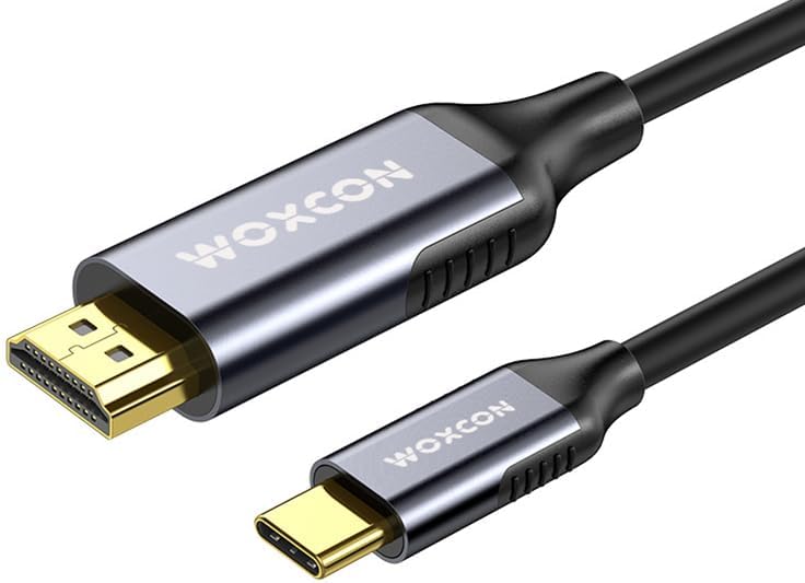 USB-C to HDMI Cable, USB 3.2 Type C, HDMI2.0b Standart, 4K 60Hz, 18Gbps, HDR, HDR10, 3D, HDCP2.2