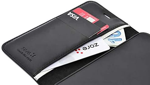 Alternative view of Galaxy A37 ile uyumlu Kılıf Kar Deluxe Kapaklı Stand Olabilen Mıknatıslı Kapatmalı Kopçalı Suni Deri Toz ve Kirden Koruyan Kılıf Siyah