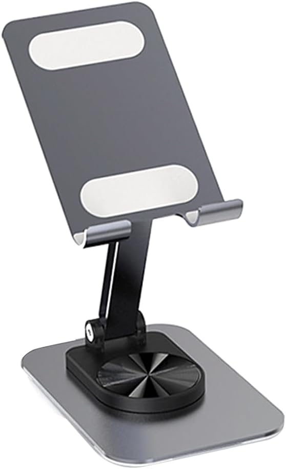 Telefon Standı Çok Yönlü 360° Dönebilen Metal Gövdeli Ayarlanır ve Katlanır Masa Üstü Kullanımı Için Tüm Telefonlara Uygundur - Görsel 3