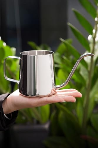 Çelik Ölçekli 350 ml 7 Cup Kahve Demleme ibriği Espresso Sıcak Su ibriği mt116 - Görsel 3