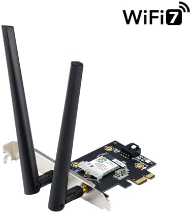 ASUS PCE-BE6500 WiFi7 BE6500 Tri-Band PCIe Adapter - Görsel 3
