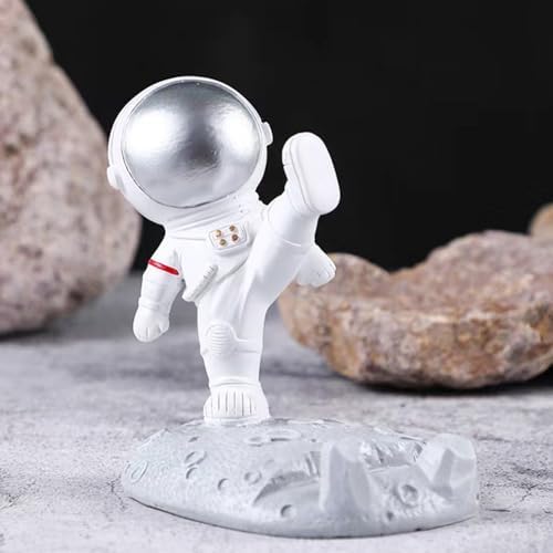 Alternative view of Wonjean Cep telefonu standı, astronot figürü, akıllı telefon standı, sevimli çalışma masası, astronot dekorasyonu, cep telefonu tutucu, masa, oturma odası, masa dekorasyonu için cep telefonu standı, ev