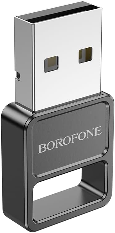 Bluetooth 5.1 Mini USB Adaptör 2.4GHz Kablosuz Alıcı Dongle – Bilgisayar ve Laptop İçin Bluetooth Dönüştürücü, 3.0 Mbps Hız, Kulaklık Klavye Mouse Hoparlör Bağlantı Borofone | DH8 - Görsel 3