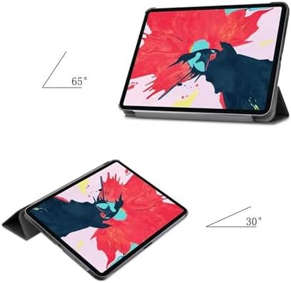 iPad 11.Nesil A16 11inç/10.Nesil 10.9inç ile uyumlu Kılıf Saydam Arka Kapak Flip Smart Cover Katlanabilir Standlı Darbe Emici Koruyucu Tablet Kılıfı Akıllı Uyku Özellikli Siyah - Görsel 3