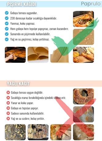 50 Adet Fırın Pişirme Kağıdı Ağartılmamış Tepsi Botuyunda 37x42 XL Boy Gold Kalite - Görsel 3