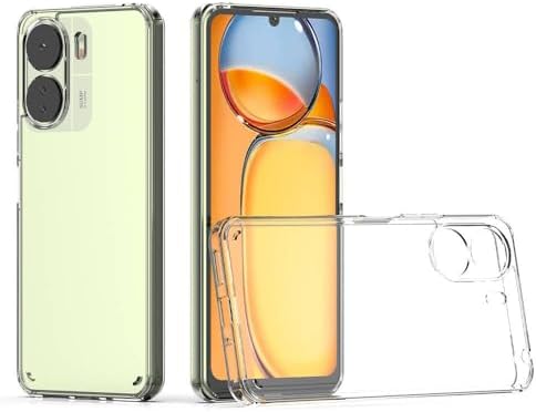 ile Xiaomi Redmi 13C uyumlu Şeffaf Clear Silikon Yüksek Kalite Darbeye Dayanıklı Şık Telefon Kılıfı (Xiaomi Redmi 13C) - Görsel 3