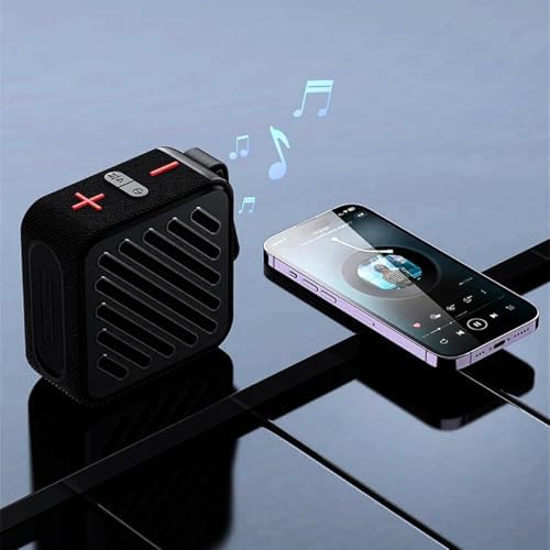 Alternative view of Taşınabilir Bluetooth v5.2 Kablosuz Hoparlör | Hi-Fi Güçlü Ses | TF Kart USB AUX Destekli | Type-C Şarjlı 1200mAh Mini Speaker, SK-682 (Siyah)