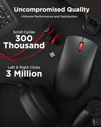 Alternative view of Kablosuz Fare (WL150) - 2.4G Nano USB-A Çok Yönlü Ergonomik Fare - 3 Milyon Tıklama, 1.000 DPI - Taşınabilir Kompakt Kablosuz Tasarım - Bilgisayar ve Dizüstü Bilgisayar Aksesuarları