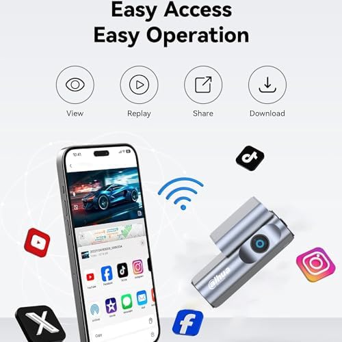 DAHUA M3 PRO Araç İçi Kamera, Dash Kamera, Kompakt Tasarım - Görsel 3