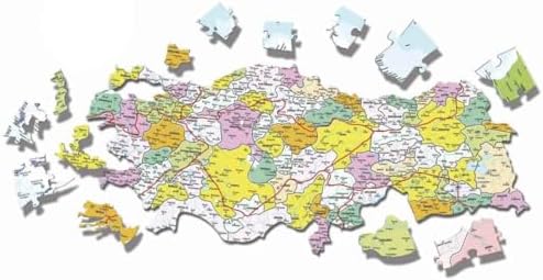 Alternative view of Eğitici Puzzle - Türkiye Haritası İller / 110 Parça, #7401