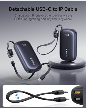 EnerFill FC21 QPow3 Ultra Dijital Göstergeli Powerbank 10.000 mAh 22.5W - Siyah - Görsel 3