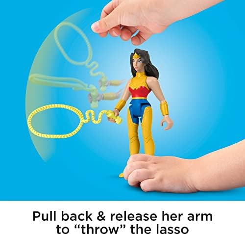 Imaginext DC League of Super Pets Kahramanlar ve Hayvanlar Wonder Woman & Pb - Görsel 3