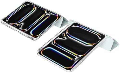 iPad 7/8/9.Nesiller İle Uyumlu 10.2 İnç iPad İle Uyumlu Kalem Bölmeli, Ayrılabilen Kolay Tak Çıkar, 6 Farklı Duruş Pozisyonu, Köşe Korumalı, Yarı Saydam, Katlanır Tablet Kılıfı Cp-2 Beyaz - Görsel 3