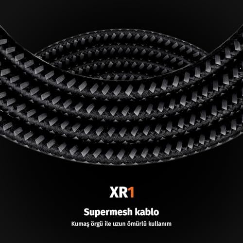 Section XR1 Kablolu Oyuncu Mouse, 12800 DPI, RGB Aydınlatma, 6 Tuş, Ergonomik Tasarım, PC ve Laptop Uyumlu, Gaming Fare Siyah - Görsel 3