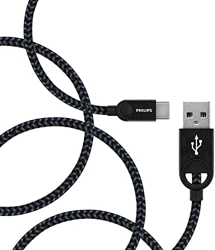 Alternative view of USB - USB C Şarj Kablosu, 1.2 Metre, Örgü, Siyah (DLC2628B)