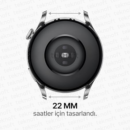 22mm ile Uyumlu Saatler için Ocean Loop 46mm Silikon Kordon Watch (GT6 Pro/GT6/GT5 Pro/GT5/GT4/Watch 4 Pro/GT3/GT3 Pro/GT2/GT2 Pro) - Görsel 3