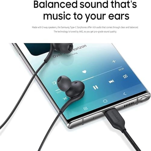 Type-C Kablolu Kulak İçi Kulaklık – Gürültü Önleyici Mikrofon, Dahili Ses Kontrol, Ergonomik Silikon Uçlar, HD Stereo Ses, Tüm Type-C Cihazlarla Uyumlu (Siyah) - Görsel 3