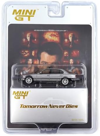 Mini GT BMW 750IL Ölçekli Model Araba, 1/64, 'Tomorrow Never Dies' 007 Temalı, Blister Paket - Görsel 3