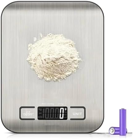 Techfit TF-1002 Dijital Mutfak Terazisi, 5 kg Kapasiteli, Paslanmaz Çelik, LCD Ekran, Dara Fonksiyonlu, g/ml/oz/lb Ölçüm Birimleri - Görsel 3
