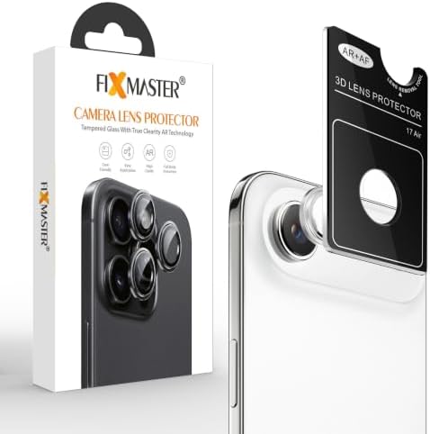 Fixmaster iphone 17 Air Uyumlu (Pamuk Beyazı) Kamera Lens Koruyucu, Kolay Kurulum, Alüminyum Alaşımlı Çerçeve, Darbelere ve Çizilmelere Karşı Yüksek Dayanıklı Temperli Cam - Görsel 3