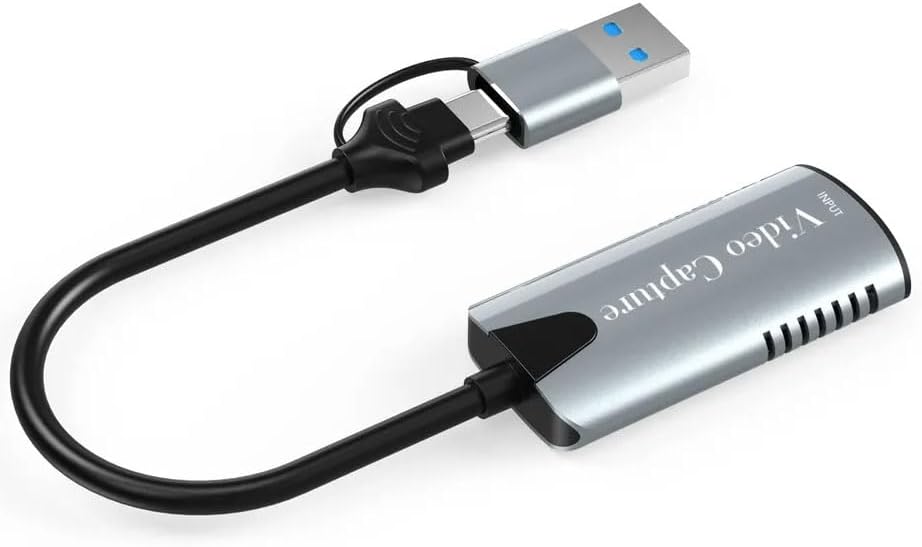 Alternative view of Type-c To Usb 2in1 Video Capture Yakalama Kartı Uçlu HDMI to Type-C PC Bilgisayar Video Adaptör Çevirici (HDMI aktarma için Kullanılmaz)