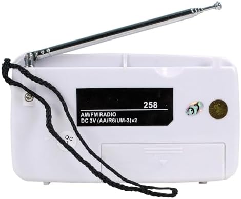 HT-258 Taşınabilir AM/FM Radyo Küçük Boy Cep Radyosu Pilli Radyo K-258 Knstar