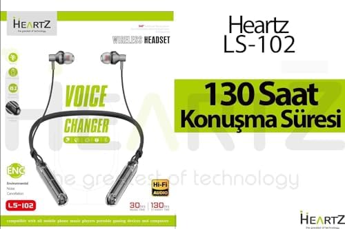 Taç Bluetooth Kulaklık Yüksek Şarj gücü ile 130 Saat Bekleme Süresi 10 Metre Çekiş Menzilli Dışarıdan Gelen Sesleri Filtreleyen Kulak İçi Tasarım aktif ENC görüşme memnuniyet garantili (DERİN YEŞİL)