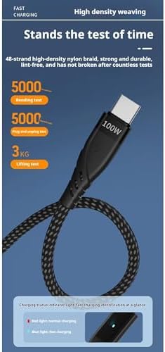 GA51 4in1 20V 5A PD 100W Type-C Hızlı Şarj Kablo, 9V 3A 27W iPhone ile Uyumlu Ligtning - Görsel 3
