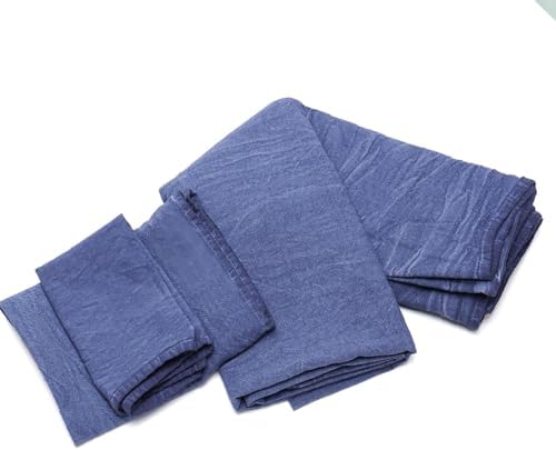 Alternative view of Taşlanmış Indigo Denim Pamuk Runner